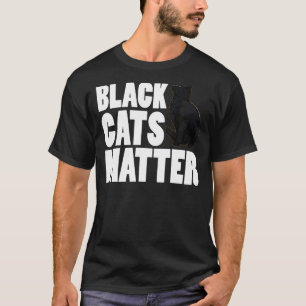 Camiseta Gato Preto Gato Gatinho Gato Pet Homens Escuros Ga