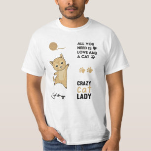 Camiseta Gato Preto Gato Vestido Pintar Ditos