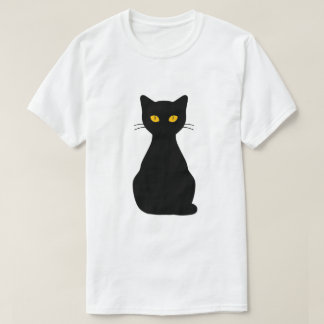 Camiseta Gato Preto Minimalista