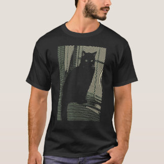 Camiseta Gato Preto Misterioso