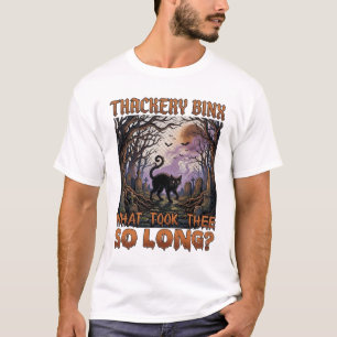 Camiseta Gato Preto Thackery Binx Halloween Cemitério Morce