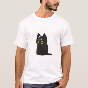 Camiseta Gato Preto Void Carregando Amor Animal Fofo Engraç