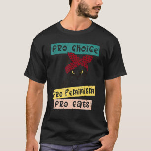 Camiseta Gato Pro Escolha Feminista Direitos Reprodutivos