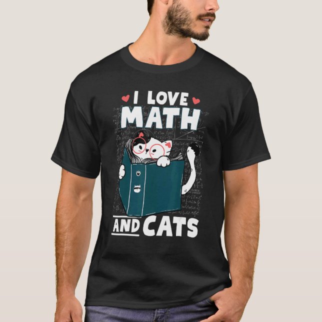 Camiseta Gato Professor de Matemática Nerd de Matemática Eu (Frente)