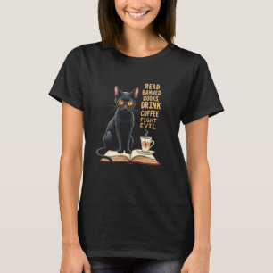 Camiseta Gato Proibido Leitura Inteligente