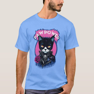 Camiseta Gato Punk de Energia da Pata