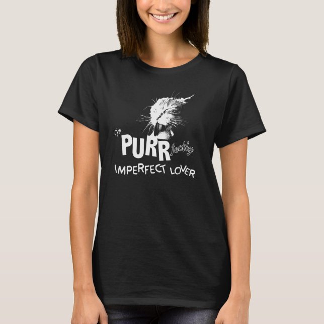 Camiseta Gato Puramente Imperfeito (Frente)