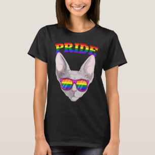 Camiseta Gato Purride Sphynx Lgbt Orgulho Gay Gato