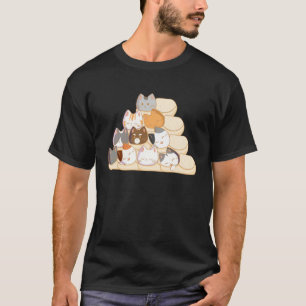 Camiseta Gato Purrito Burrito Comida Mexicana Pirâmide Egit