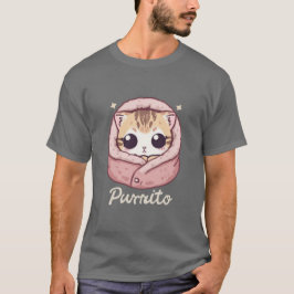 Camiseta Gato Purrito Fofo – Pun de Gatinho Adorável
