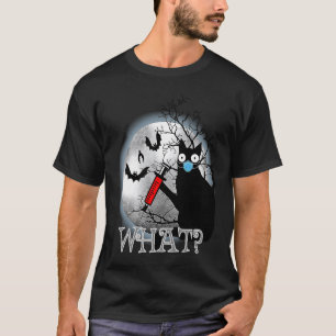 Camiseta Gato Que Assassino Gato Mortífero & Seringa Hallow