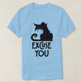 Camiseta Gato rabugento te desculpa