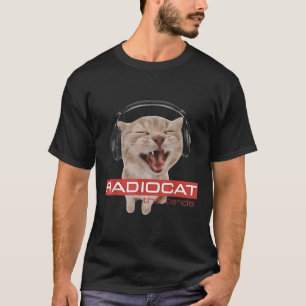 Camiseta Gato Radio As Curvas Gato Meme Música Divertida Mã