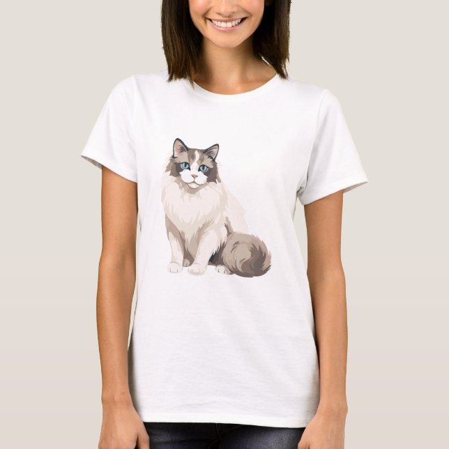 Camiseta Gato Ragdoll (Frente)