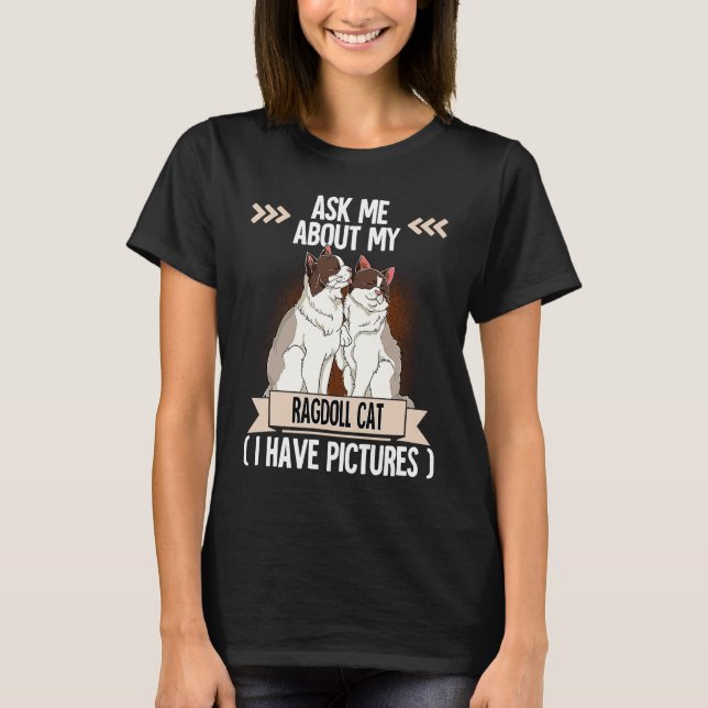 Camiseta Gato Ragdoll 6 (Frente)