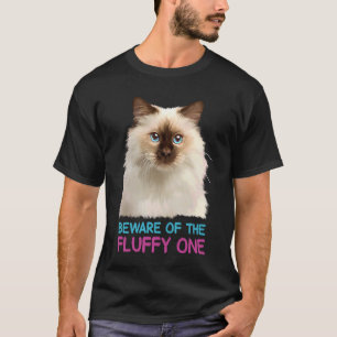 Camiseta Gato Ragdoll Cuidado com o Fofo