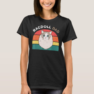Camiseta Gato Ragdoll Engraçado Pai Gato Ragdoll D