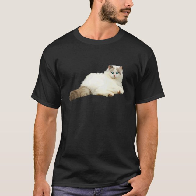 Camiseta Gato Ragdoll Fofo 1 (Frente)