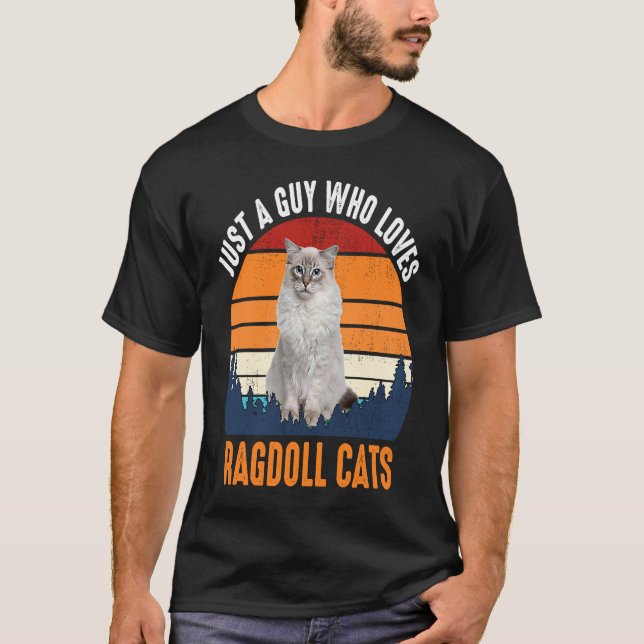 CAMISETA GATO  RAGDOLL GATO (Frente)