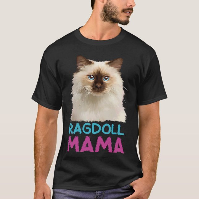 Camiseta Gato Ragdoll Gato Ragdoll Gama Gato (Frente)