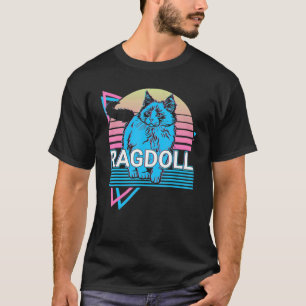 Camiseta Gato Ragdoll Retro