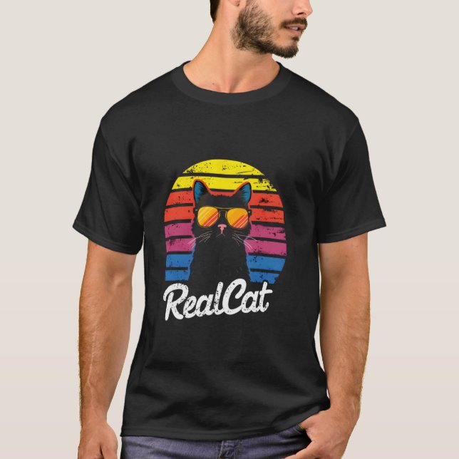 CAMISETA GATO REAL (Frente)