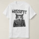 Camiseta Gato rebelde do gatinho do desajuste de Hissfit (Frente do Design)