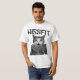 Camiseta Gato rebelde do gatinho do desajuste de Hissfit (Frente Completa)