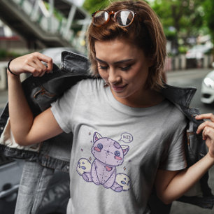 Camiseta Gato recheado de Gótico de Pastel