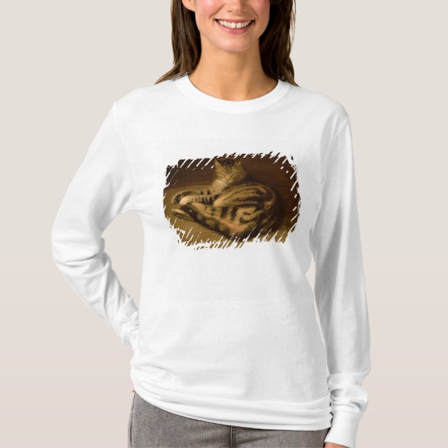 Camiseta Gato Recumbent, 1898 (Frente)
