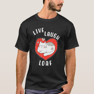 Camiseta Gato Relaxando Para Mãe do Gato Viva Ria Relaxar C