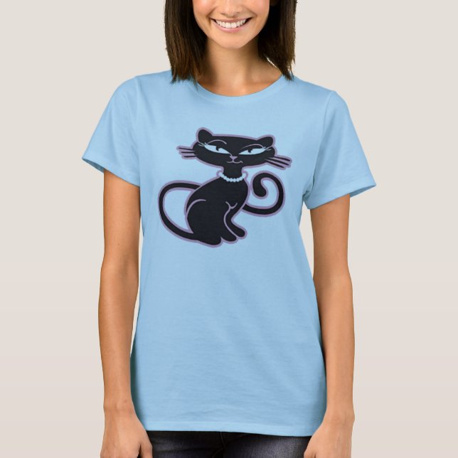 Camiseta Gato retro (Frente)