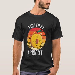 Camiseta Gato Retro Energizado Por Comida De Apricot Vintag