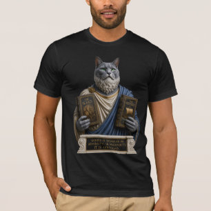 Camiseta Gato Russo Azul Homérico