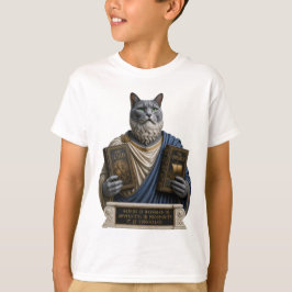 Camiseta Gato Russo Azul Homero