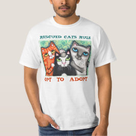 Camiseta Gato salvado/abrigo
