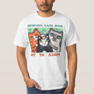 Camiseta Gato salvado/abrigo