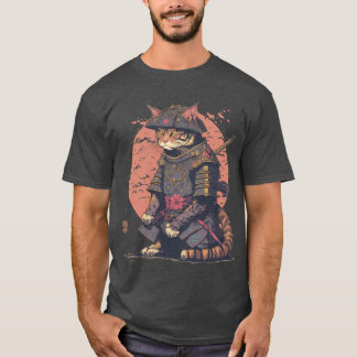 Camiseta Gato Samurai