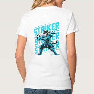 Camiseta Gato Samurai Único para Fãs de Futebol e Amantes d