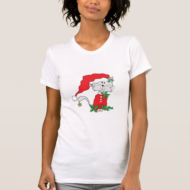 Camiseta - Gato Santa Caprichoso (Frente)