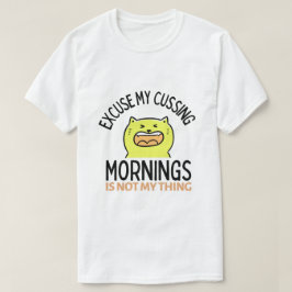 Camiseta Gato Sarcástico Amarelo Engraçado | Zazzle.com.br