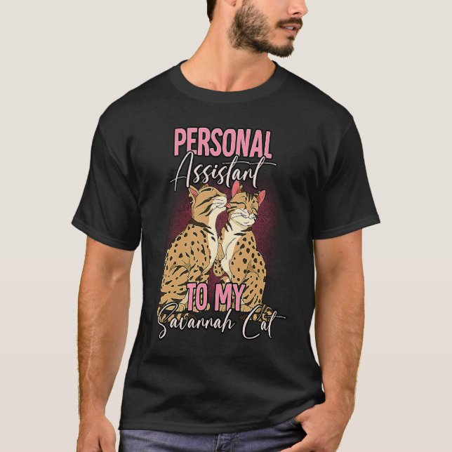Camiseta Gato Savannah 10 (Frente)