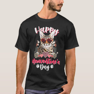 Camiseta Gato Savannah Meowentines Dia dos Namorados