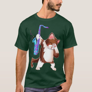Camiseta Gato Saxofone