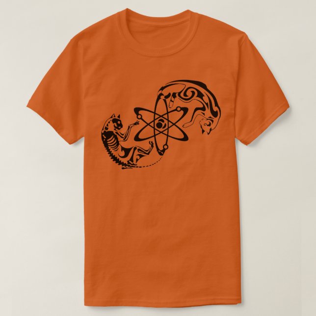 Camiseta Gato Schrodinger (Frente do Design)