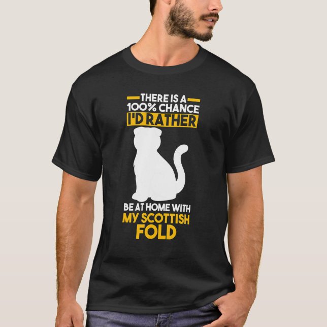 Camiseta Gato Scottish Fold (Frente)