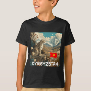 Camiseta Gato Selvagem do Quirguistão com Fantasia de Vista