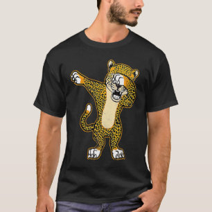 Camiseta Gato Selvagem Felino Grande Onça Dançando