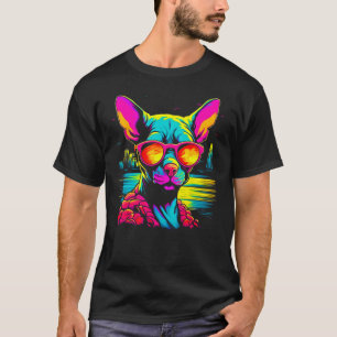 Camiseta Gato Sem Pelo Sphynx Verão