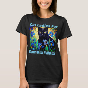 Camiseta Gato Senhoras Para Camala Cat T-Shirt